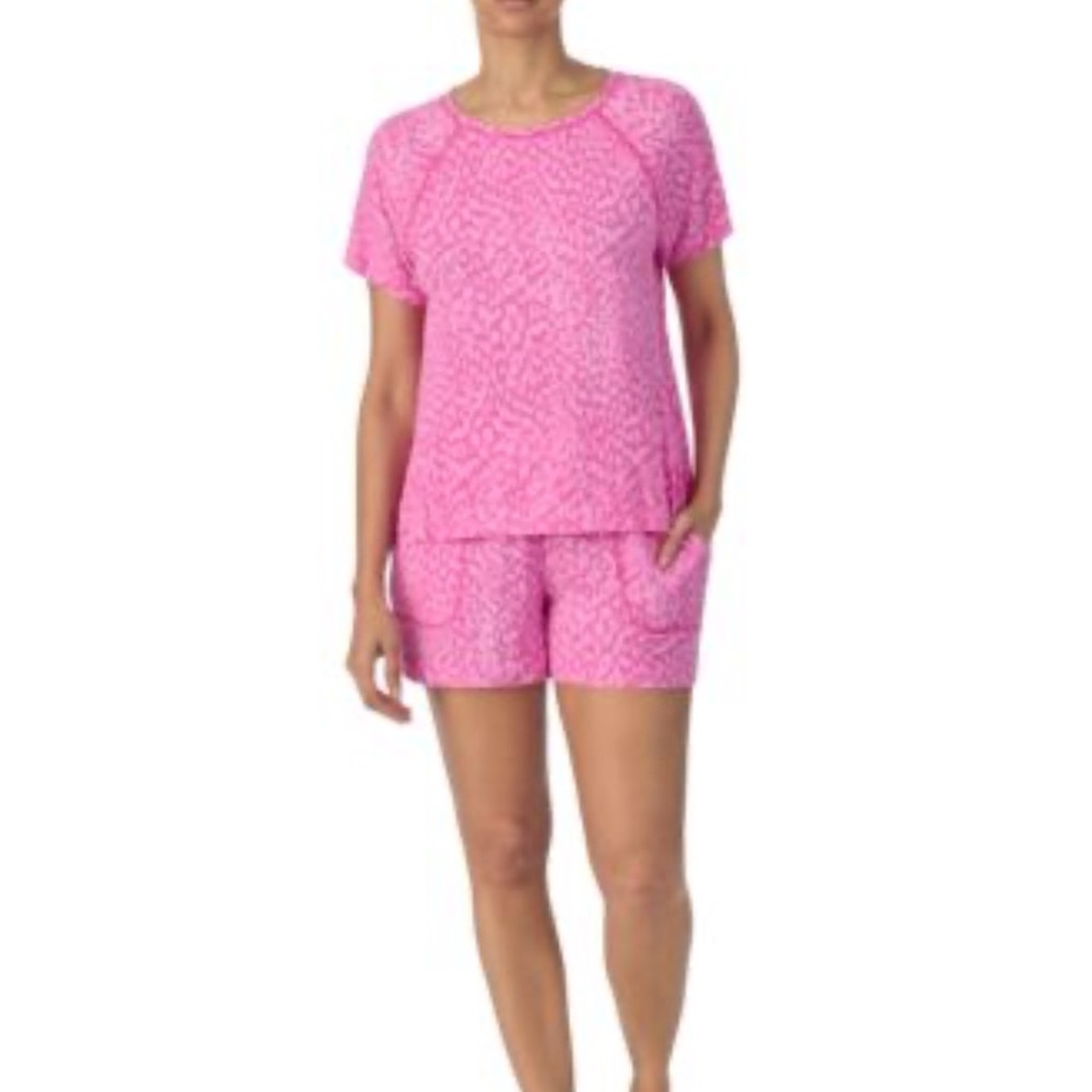 Sanctuary Pink Leopard Print Pajama Set